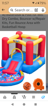 Inflatable with blower motor in Fort Campbell, Kentucky