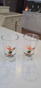 Vintage 1970's Set of "2" MILWAUKEE BUCKS Basketball BANGO Glasses!!! in Brookfield, Wisconsin