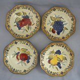 Tuscan Fruit Certified International Gladding Soup Pasta Salad Bowl 4 pc Set 9" in Macon, Georgia
