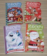 Set of 4 Rudolph the Red Nose Reindeer Shaped Board Books  Christmas in Yorkville, Illinois