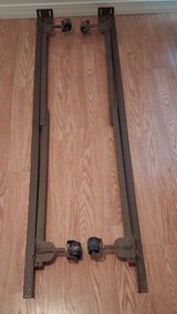 Solid Metal Bed Frame on Wheels in Alamogordo, New Mexico