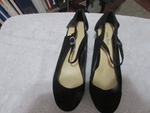 Black Flats Dress shoes Size11M in Naperville, Illinois