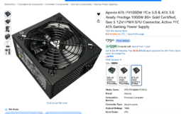 never used 1000watt psu in Alamogordo, New Mexico
