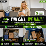 TRASH&JUNK&BULK REMOVEL SERVICE&FREE ESTIMATE in Ramstein, Germany