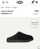 Uggs Classic Slip-on shoes, size 9 in Kingwood, Texas