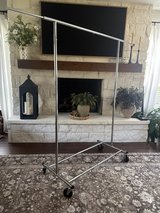 Rolling clothes rack in Spring, Texas