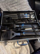 Aluminum cased bbq set unused with thermometer in Lakenheath, UK