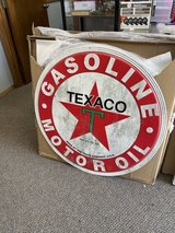 Retro Texaco Gasoline Motor Oil Sign in Fort Leonard Wood, Missouri