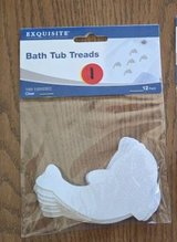 Exquisite Clear DOLPHIN Non-Slip Bathtub Treads - 12 Count in each package. $1 each in Brookfield, Wisconsin