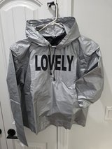 Silver Windbreaker Jacket- NEW in Camp Lejeune, North Carolina