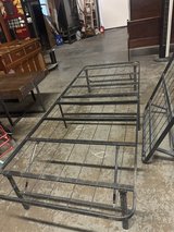 Twin bed frame with mattress in Alamogordo, New Mexico