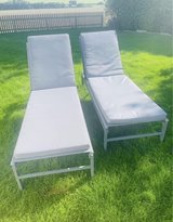 Sun loungers in Stuttgart, GE