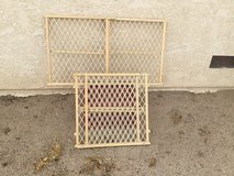 Wooden indoors gate in 29 Palms, California