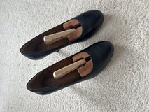 Clark's 11M Delsie Bliss Black Leather High Heels & Cedar Shoe Trees in Aurora, Illinois
