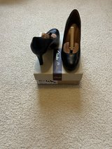 Clark's 11M Delsie Bliss Black Leather High Heels & Cedar Shoe Trees in Naperville, Illinois