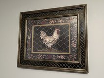 Rooster print in Glendale Heights, Illinois