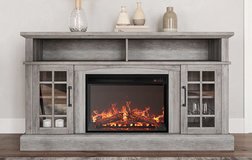 Electric fireplace mantle in Fort Leonard Wood, Missouri