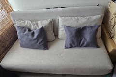 Folding sofa bed in Okinawa, Japan