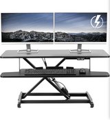 Electric standup desktop for laptop/monitors heavy duty in Okinawa, Japan