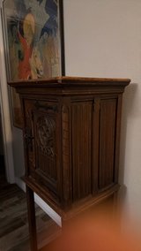 Antique French Gothic Revival cabinet in Chicago, Illinois