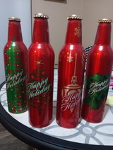 Empty Bud bottles in Alamogordo, New Mexico