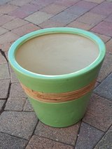 Green Ceramic Plant Pot in Ramstein, Germany