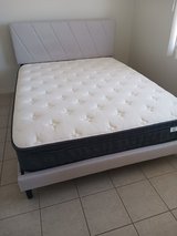 QUEEN SIZED BEDFRAME, HEADBOARD & MATTRESS in 29 Palms, California