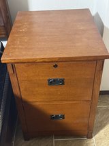 Solid wood filing cabinet in Okinawa, Japan