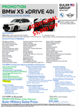 2026 BMW X5 xDrive40i **26 Vehicles Remain available** in Ramstein, Germany