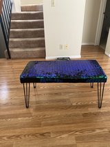 Sequin Bench with black metal Legs in Los Angeles, California