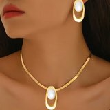 Elegant and Creative Necklace + Stud Earrings Fashion Jewerly in Leesville, Louisiana