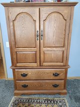 Oak Armoire in Naperville, Illinois