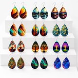 Elegant and Stylish New Acrylic Double-sided Women's Earring Jewelry Set different Pair daily in Fort Polk, Louisiana