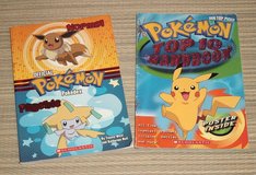Set of 2 Pokémon Books Scholastic in Yorkville, Illinois