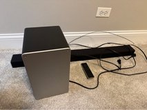 Vizio soundbar and subwoofer in Aurora, Illinois