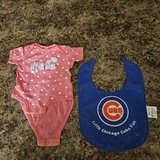 Cubs baby onsie &/or bib in Aurora, Illinois