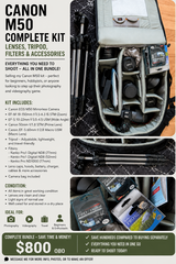 Cannon M50 camera kit with lenses in Stuttgart, GE