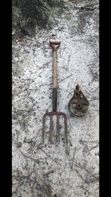 Vintage Barn Pulley & Pitchfork in Fort Polk, Louisiana