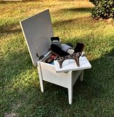 Vintage Wooden Shoe Shine Stand Kit in Fort Polk, Louisiana