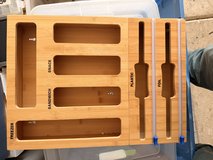 Bamboo food wrap dispenser in Batavia, Illinois