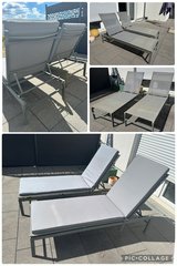 Sun loungers in Stuttgart, GE