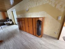 Sideboard front cherry tree solid with showcase 250cm in Ramstein, Germany