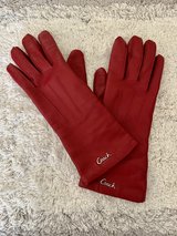 COACH Red-Hot Ladies Leather Gloves, Size 7 in Warner Robins, Georgia