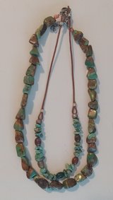 2 turquoise necklaces in Alamogordo, New Mexico