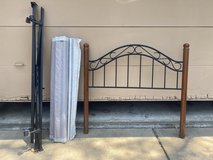 Full headboard rails and slats in Kingwood, Texas
