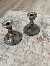 Silver-plated candle holders in Alamogordo, New Mexico