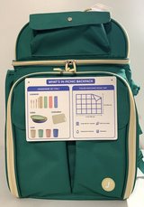 New! J World Insulated Picnic Basket Backpack Set - Includes Dinnerware for 4 & Blanket in Chicago, Illinois