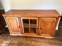 TV Console 56” Oak in Bolingbrook, Illinois