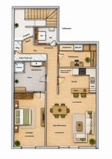 Schöne 2,5 Zimmer Whg, Stadtwohnung im Zentrum in Stuttgart, GE
