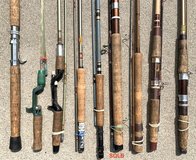 $10-$20ea Vintage 50s-70s Fishing Rods / Poles - Shakespeare Heddon Abu Garcia & more in Chicago, Illinois